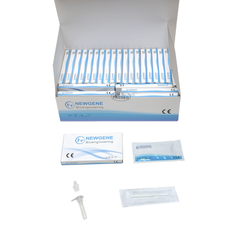 China Stock Newgene Antigen Rapid Test Kit 2 in 1 Nasal Swab Sputum ...