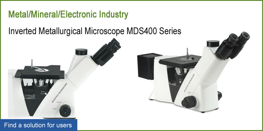 China Microscope headband Trinocular Inverted metallurgical microscope ...