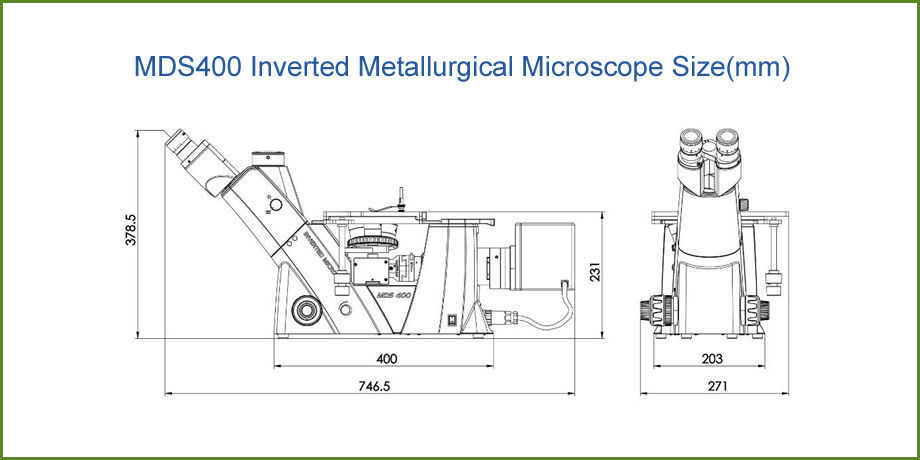 China Microscope headband Trinocular Inverted metallurgical microscope ...