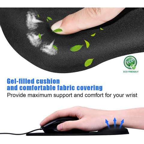 Buy Wholesale China Slow Rebound Mouse Wrist Pads, Custom Sublimation Mouse  Pads With Arm Support & Wrist Rest Mouse Pad at USD 1