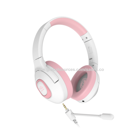 SADES Angel Edition nuevos auriculares de aprendizaje y juegos incorporados en dos modos de audio rosa