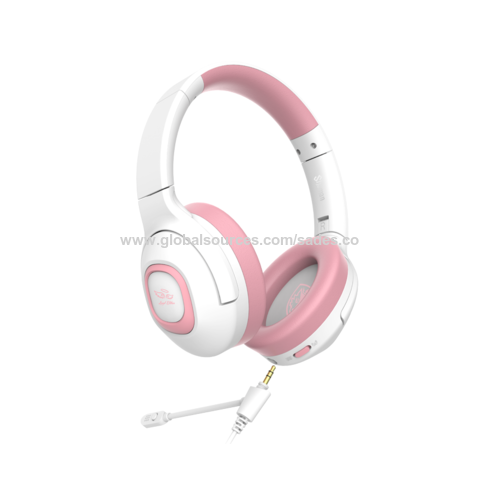SADES Angel Edition nuevos auriculares de aprendizaje y juegos incorporados en dos modos de audio rosa