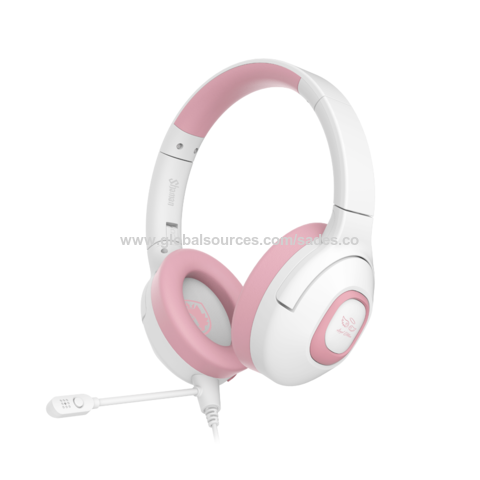 SADES Angel Edition nuevos auriculares de aprendizaje y juegos incorporados en dos modos de audio rosa