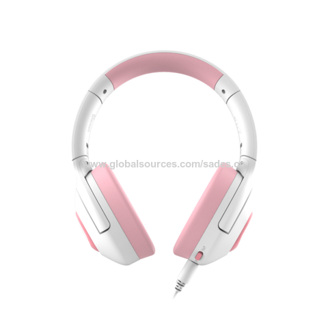 SADES Angel Edition nuevos auriculares de aprendizaje y juegos incorporados en dos modos de audio rosa