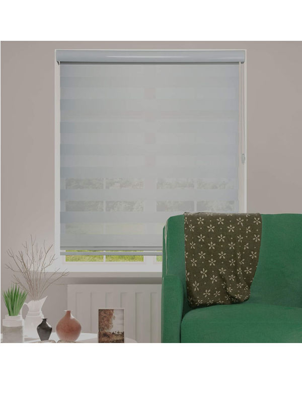 Blinds for Windows Dual Layer Zebra Roller Shades supplier