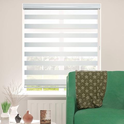 Quality Roller Zebra Blinds Dual Layer, Day Night Blinds for Windows -Brown, Shop Today. Get it Tomorrow!