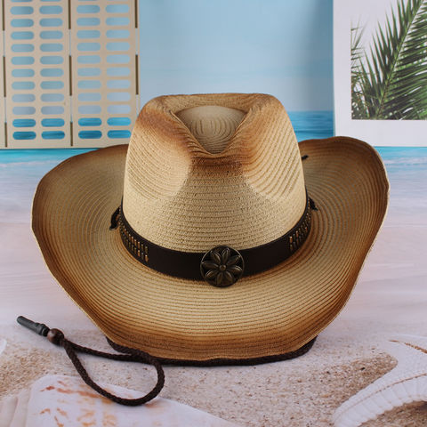 Cowboys Unisex Straw Hat Sombreo Vaquero Cowboys De Palma 