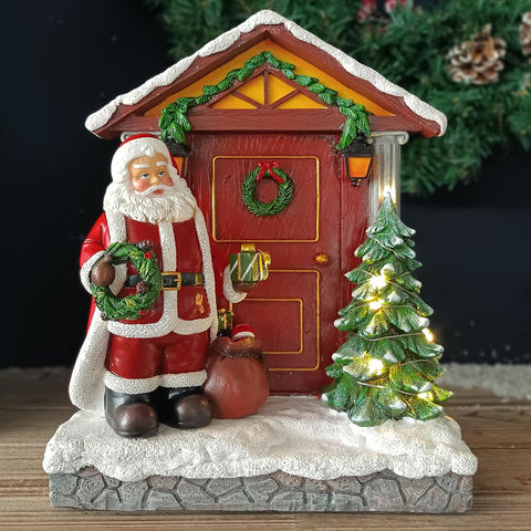 Christmas Village House Decoration Creative Resin Ornament