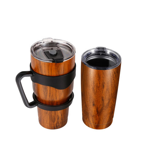 Blank Bamboo Coffee Mug Stainless Steel Water Bottle Wine Cup With Handle -  Buy Stainless Steel Bamboo Water Bottle,Coffe Mug,Wine Cup With Handle