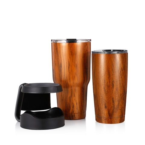 China 30oz Stainless Steel Yeticool Tumblers Holder Unique Wooden Coffee Mug  manufacturers and suppliers