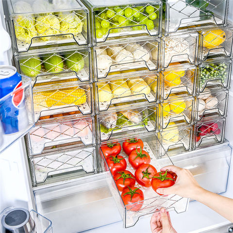 Transparent Refrigerators Organizers
