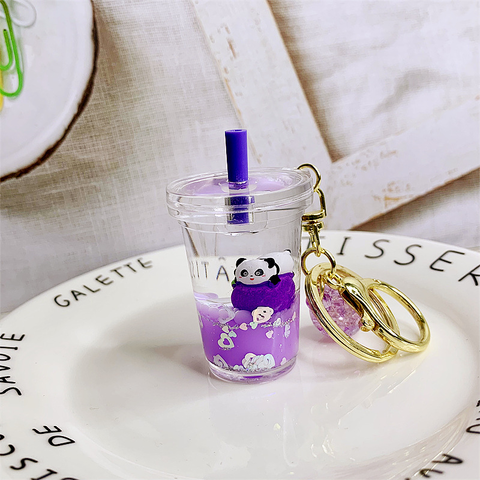 Acrylic Bubble Name Keychain Bag Charm