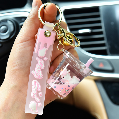 Cute Boba Cup Keychains – Milky Tomato