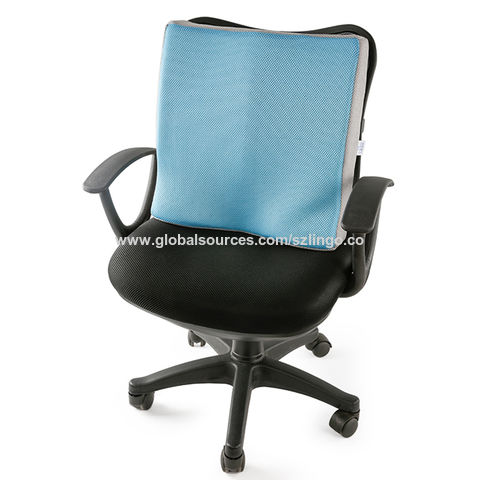 Soporte lumbar, soporte lumbar para automóvil con doble malla transpirable,  soporte lumbar trasero para automóvil y silla de oficina (negro 2