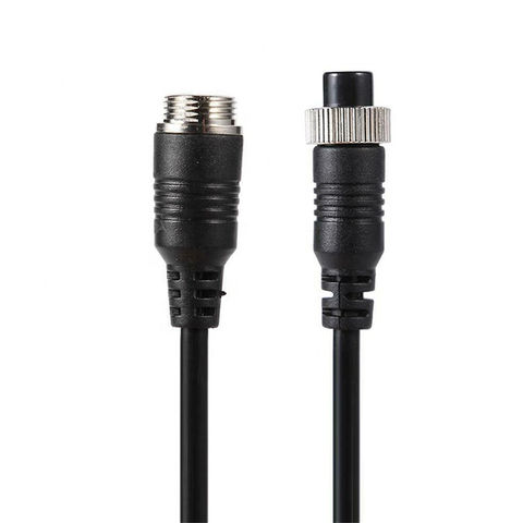 China 4 pin din aviation connector rear view camera cable extension ...