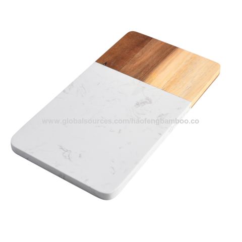 Buy Wholesale China Solid Wood+marble Stone Cutting Board