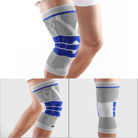 Rodilleras deportivas 3D de alta elasticidad, manga de compresión de  rodilla, con correas ajustables, para correr, entrenar, aliviar el dolor en  las
