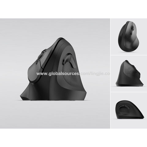 Ergonomische 2.4G Wireless Maus mit Trackball, 1600 DPI, für Gaming & Büro - Top Angebot!