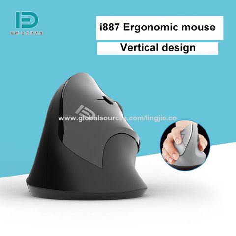 Ergonomische 2.4G Wireless Maus mit Trackball, 1600 DPI, für Gaming & Büro - Top Angebot!
