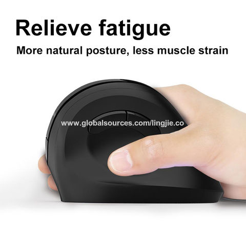 Ergonomische 2.4G Wireless Maus mit Trackball, 1600 DPI, für Gaming & Büro - Top Angebot!