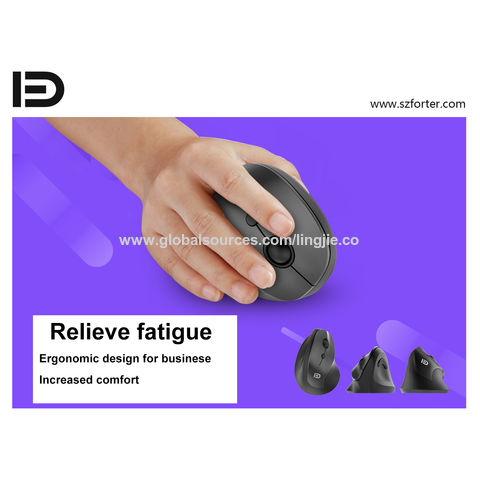 Ergonomische 2.4G Wireless Maus mit Trackball, 1600 DPI, für Gaming & Büro - Top Angebot!