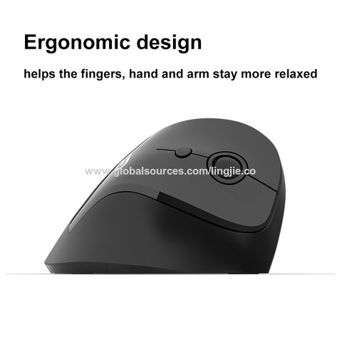 Ergonomische 2.4G Wireless Maus mit Trackball, 1600 DPI, für Gaming & Büro - Top Angebot!