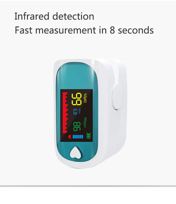 China Cross border export oximeter fingertip heart rate pulse oximeter