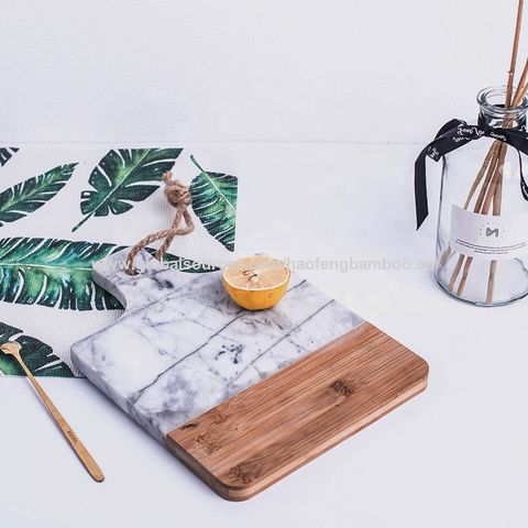 Buy Wholesale China Solid Wood+marble Stone Cutting Board