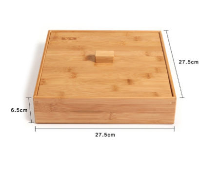 Grid dried fruit storage box bamboo fruit tray grid dried fruit tray ...