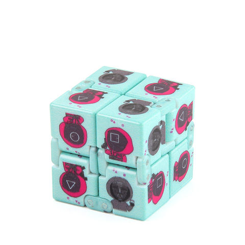 1 pièce Décompression Cube De Rubic Nouveauté Jouet fidget cube