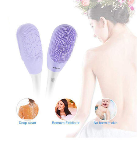 Buy Wholesale China Bath Brush Ipx7 Waterproof Vibration Silicone Back  Scratcher Electric Massage Shower Cleaning Brush & Bath Brush at USD 15