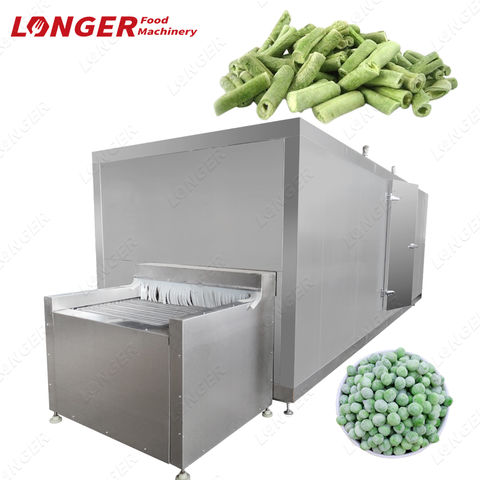 Individual Quick Freezing Machine IQF Fluid Bed Freezer