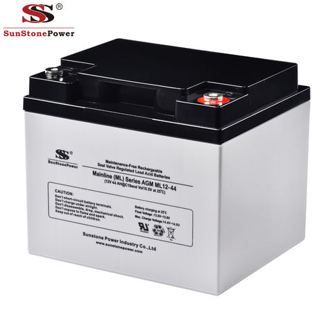 China Sunstone Battery ML12-44 AGM Solar Battery 12v44ah Deep Cycle ...