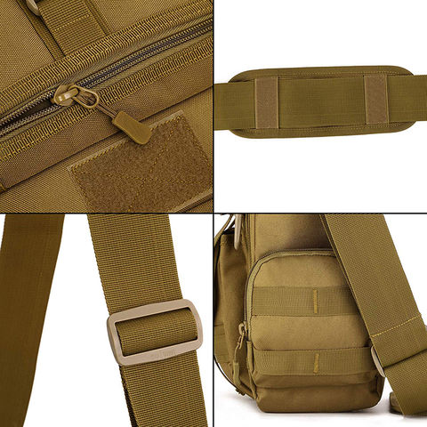 Military Tactical Messenger Computer Tool Bag Shoulder Sling Pack