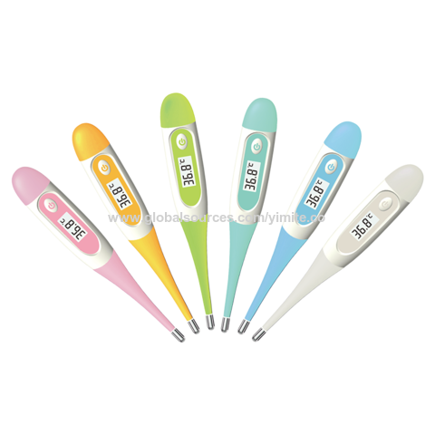 Genial - Digital LCD Oral Thermometer Baby And Adult Soft Tip (°F