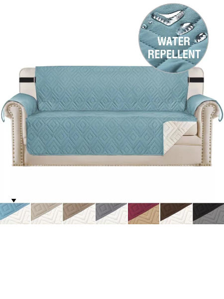 Quilted Sofa Cover Water Resistant, Quilted Sofa Cover