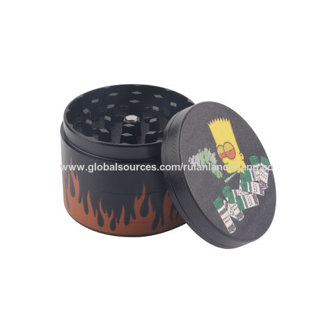 420 Wholesale Supreme 6 Design Zinc Alloy Herb Grinder