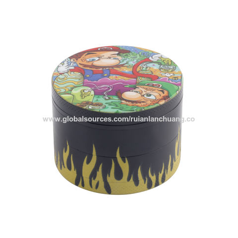 supreme様 roddio chiba grind 420 Wholesale Supreme 6 Design Zinc Alloy Herb Grinder