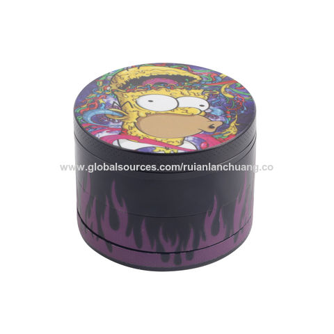 supreme様 roddio chiba grind 420 Wholesale Supreme 6 Design Zinc Alloy Herb Grinder