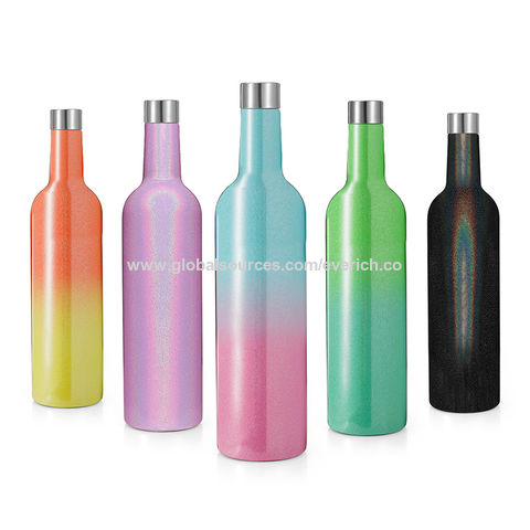 Wholesale Custom Christmas Gift 750ml Stainless Steel Wine Bottle