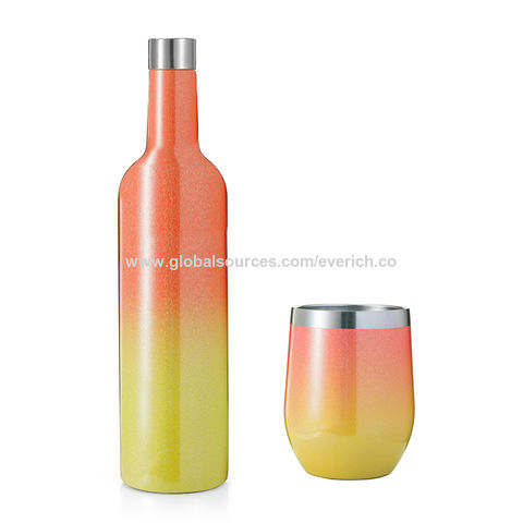 Buy Wholesale China Stainless Steel Water Bottle Bulk 25oz Wine