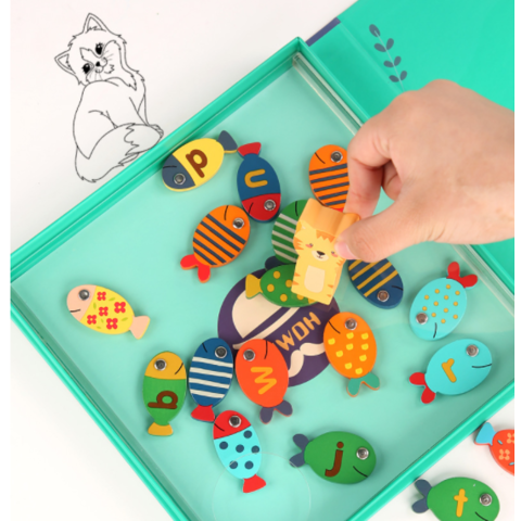 Children's 14pcs/Set Magnetic Fishing Parent-child interactive