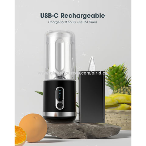 Buy Wholesale China Outdoor Camping Usb Rechargeable Portable Smoothie Mixer  Blender And Juicer & Portable Usb Blender at USD 9.9