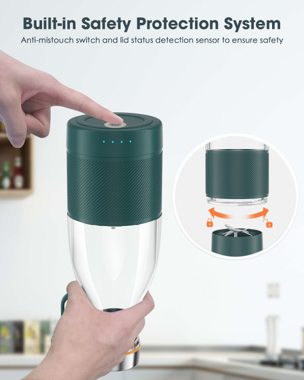 Buy Wholesale China Usb Rechargeable Portable Smart Water Bottle Juicer Blender  Shaker Bottle Cup & Personal Bottle Blender at USD 12.9