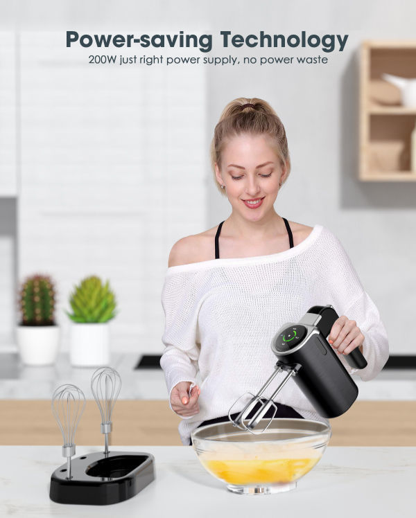 China Multifunctional Hand Mixer 4 speeds USB rechargeable Hand mixer