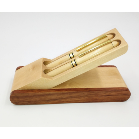 Buy Wholesale China Luxury Wooden Ballpoint Pen Gift Set With Business Pen  Case Display, Nice Writing Pen With Box & Wooden Ballpoint Pen Gift Set at  USD 4