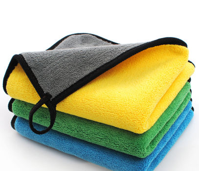 Bulk 800GSM Car Cleaning Towel Microfiber Cloth Double Side Wipe Super Absorbent 