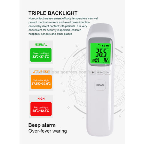Wall Mounted Thermometer for Adults, Infrared Forehead Thermometer with  Language and Alarm Volume Settings, Adjustable Non Contact Thermometer  Suitable for Offices, Schools, Stores 
