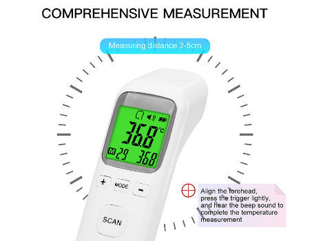 Achetez en gros Ck-t1502 Meilleur Thermomètre De Température Infrarouge  Portable De Type Pistolet Numérique De Qualité Pour Le Front/le Corps Chine  et Thermomètre Infrarouge à 4.5 USD