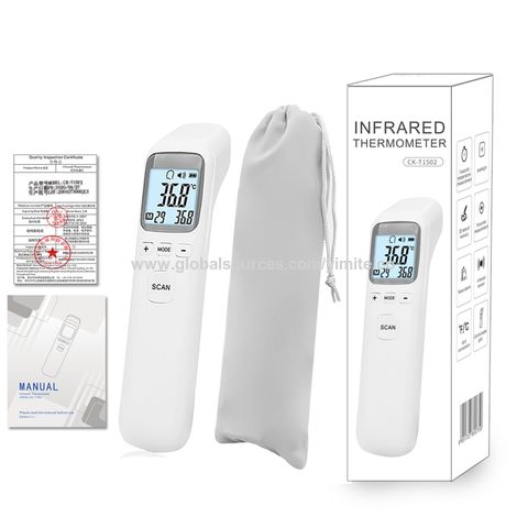 Achetez en gros Ck-t1502 Meilleur Thermomètre De Température Infrarouge  Portable De Type Pistolet Numérique De Qualité Pour Le Front/le Corps Chine  et Thermomètre Infrarouge à 4.5 USD